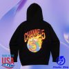 kenny Channel 5 Merch Store On Fire Black Hoodiea