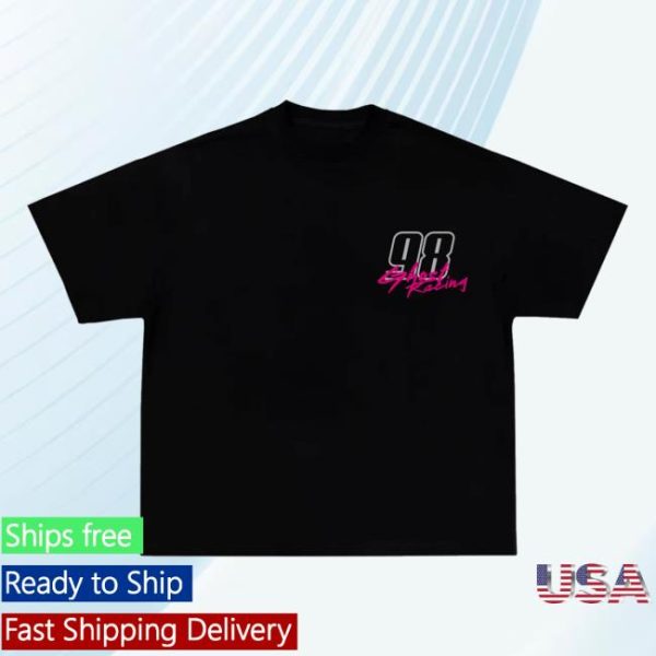 Ghost Racing Merch Store Big G Pink Silver Shirt Black