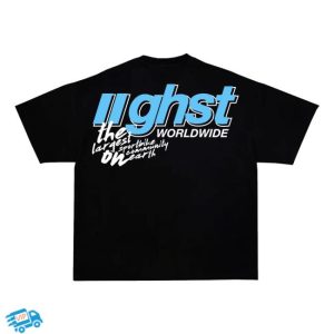 Ghost Racing Merch Store Ghst Baby Blue Shirt Black