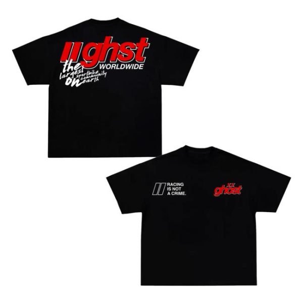 Ghost Racing Merch Store Ghst Red Shirt Black