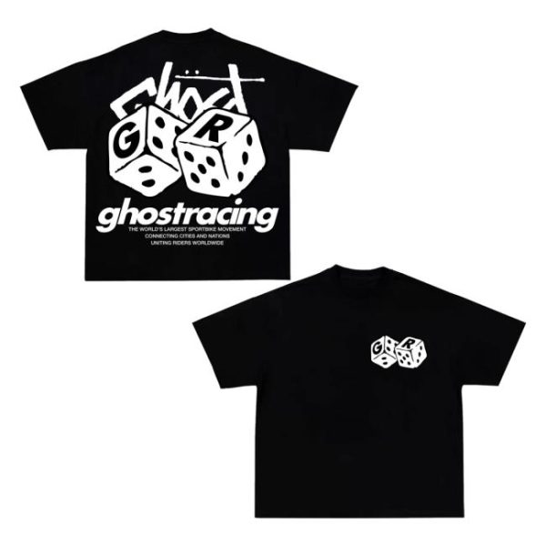Ghost Racing Merch Store Loaded Dice Shirt Black