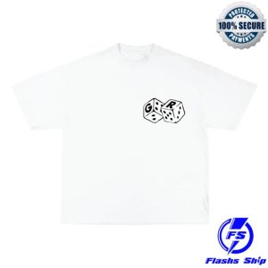 Ghost Racing Merch Store Loaded Dice Shirt White