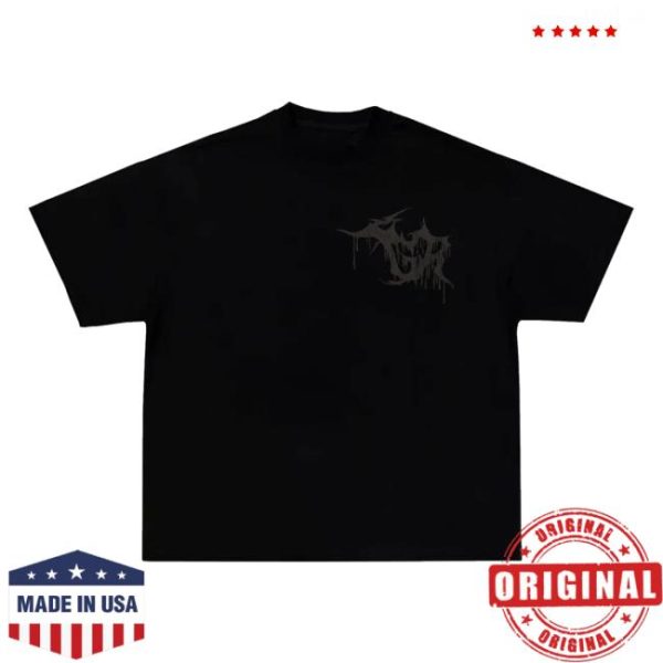 Ghost Racing Merch Store Reflective Print Sigil Shirt Black