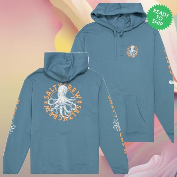 Tillys Store Merch Salty Crew Tentacles Mens Hoodie
