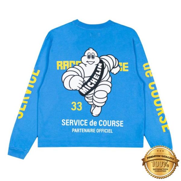 Race Service Merch Store Race Service X Michelin Service De Course Long Sleeve Tee