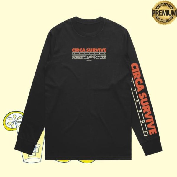 Circa Survive Store Merch Juturna Tracklist Longsleeve