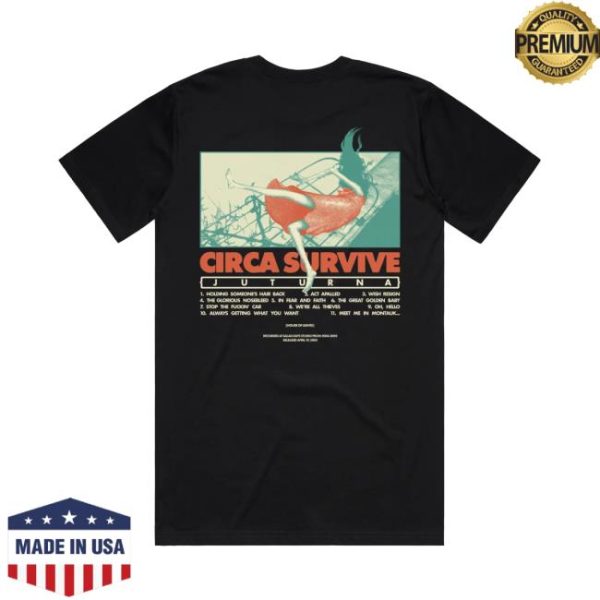 Circa Survive Store Merch Juturna Tracklist Shirt