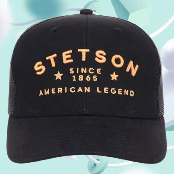 Casaraulww Store Merch Stetson American Legend Black Hats Cap