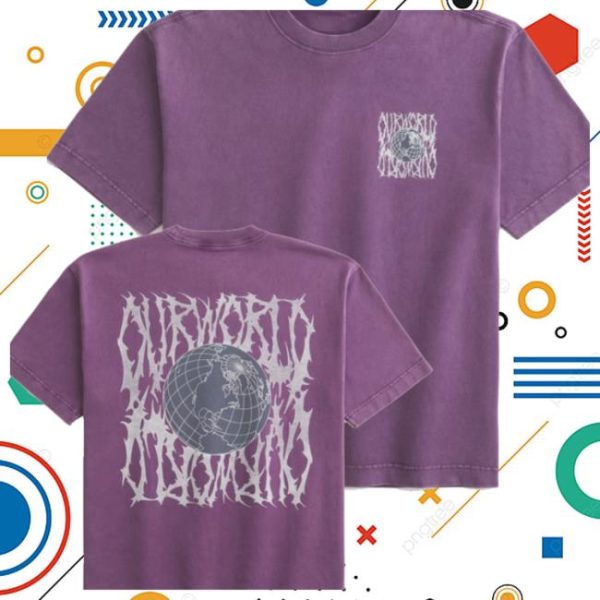 Hollisterco Store Merch Boxy Heavyweight Our World Graphic Tee