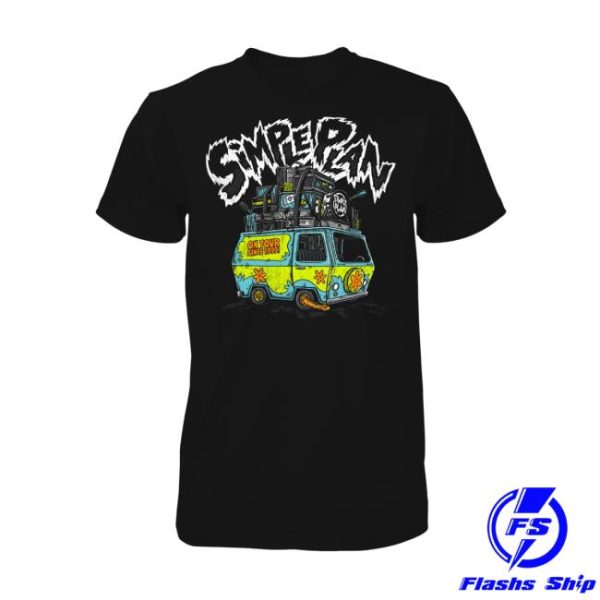 Simpleplan Store Merch Band In Van Tour T-Shirt