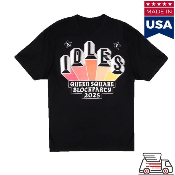 Idles Band Shop Merch Queen Square Block Party T-Shirt