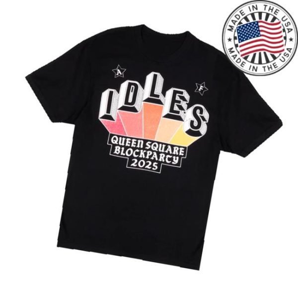 Idles Band Shop Merch Queen Square Block Party T-Shirt