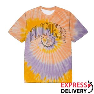 Tdwpband Merch Store Flowers Tie Dye Tee