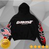 Ghost Racing Merch Store B And W V2 Shirt Black