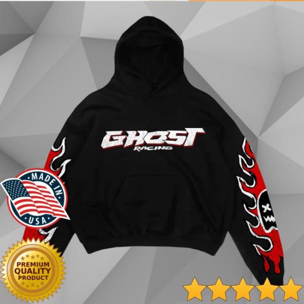 Ghost Racing Merch Store Bank Heist Hoodie Black