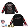 kenny Ghost Racing Merch Store Bank Heist Long Sleeve Blackaa