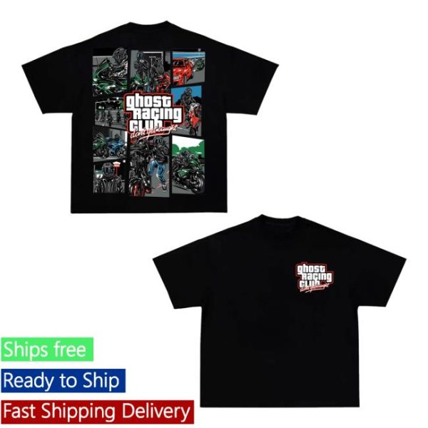 Ghost Racing Merch Store Gta Bootleg Shirt Black