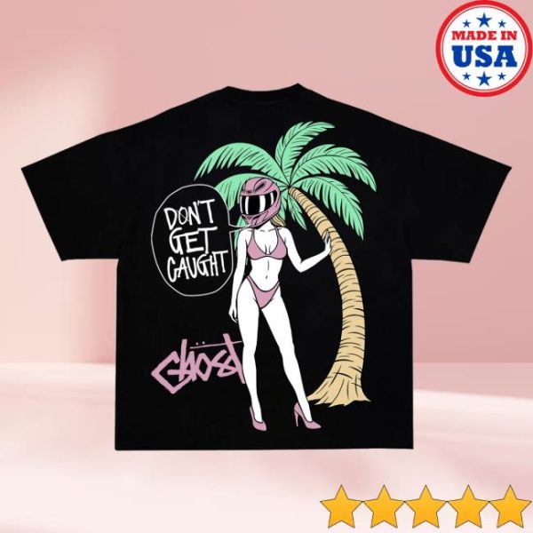 Ghost Racing Merch Store Palm Angels Shirt Black