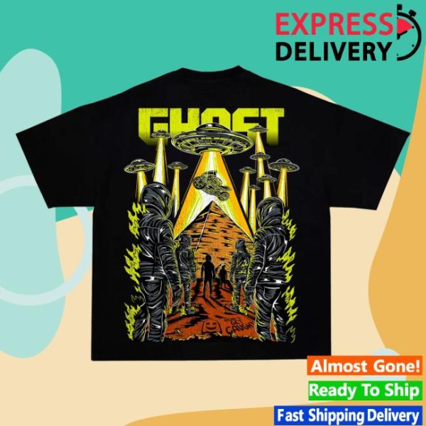 Ghost Racing Merch Store Ufo Abduction Shirt Black