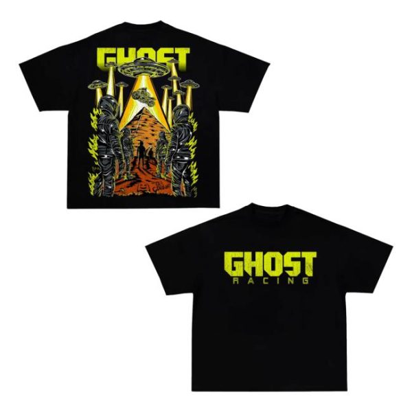 Ghost Racing Merch Store Ufo Abduction Shirt Black