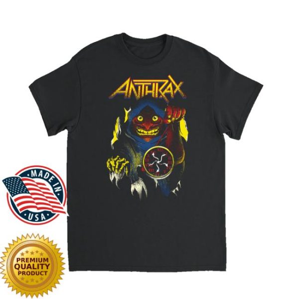 Anthrax Shop Merch Persistence Of Time Not Death Tee