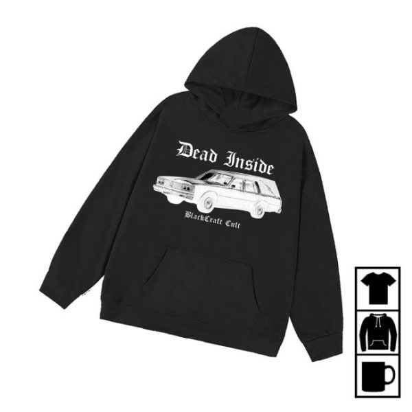 Blackcraftcult Merch Store Dead Inside Hoodie