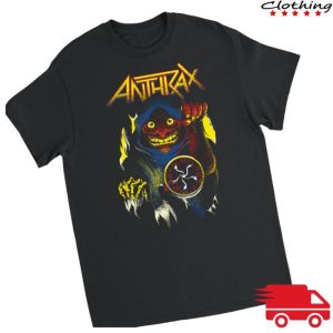 Anthrax Store Merch Persistence Of Time Not Death Tee