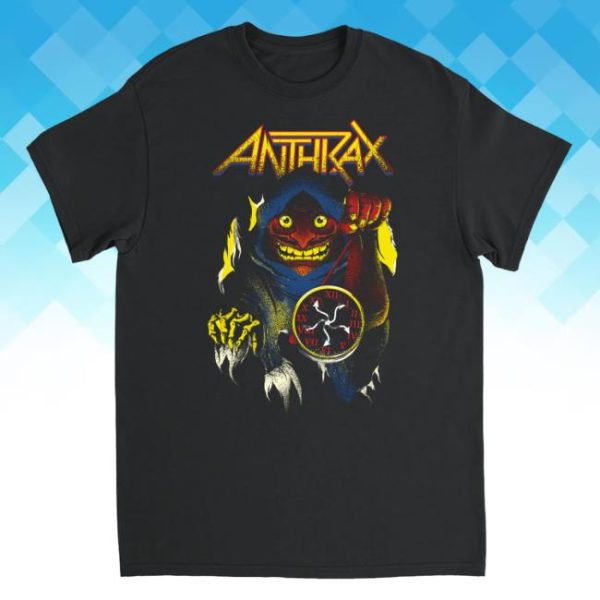 Anthrax Store Merch Persistence Of Time Not Death Tee