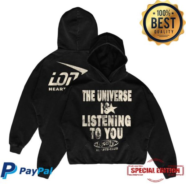 Lonely Hearts Club Store Merch The Universe Is Listening Hoodie