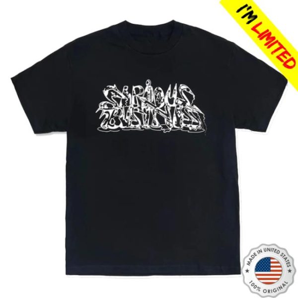 Lofi Store Merch Antwan Horfee X Gallery Commune ‘Serious Business’ Black Tee