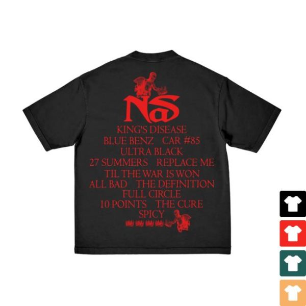 Nasir Jones Store Merch King’s Disease Anniversary T-Shirt