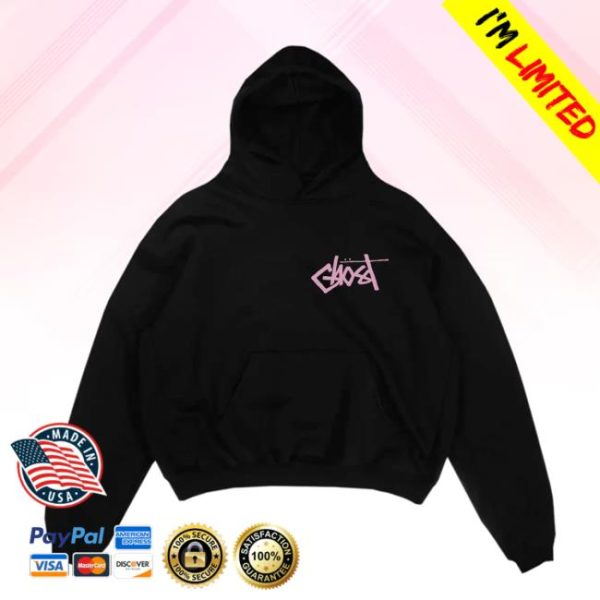 Official Ghost Racing Store Merch Palm Angels Black Hoodie