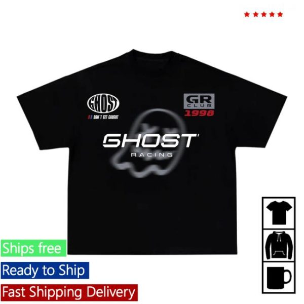 Official Ghost Racing Store Merch Grey Gr 1998 Ghost Black Shirt