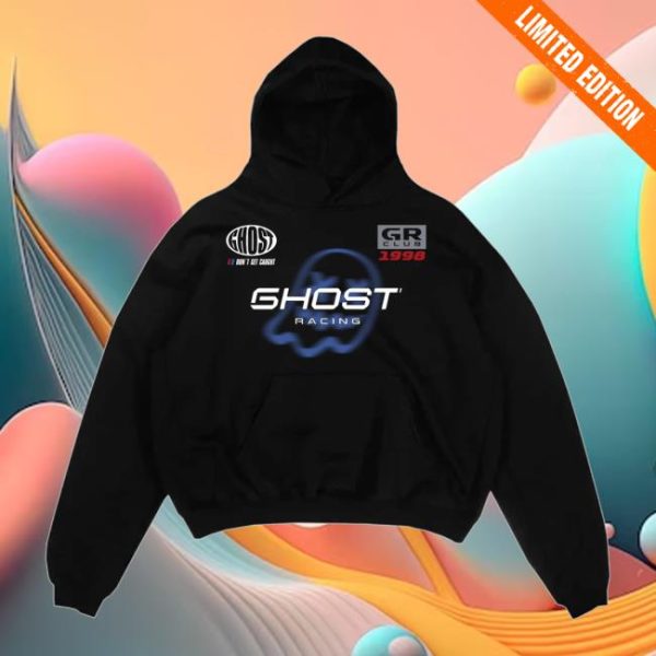 Official Ghost Racing Store Merch Blue Gr 1998 Ghost Black Hoodie