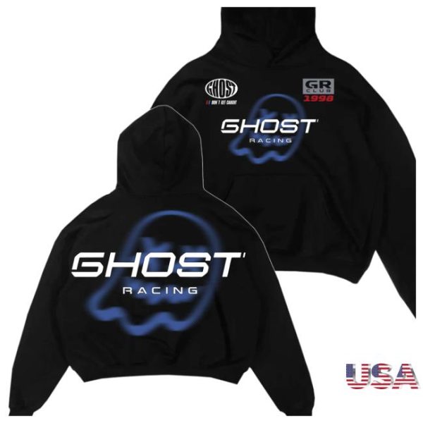 Official Ghost Racing Store Merch Blue Gr 1998 Ghost Black Hoodie