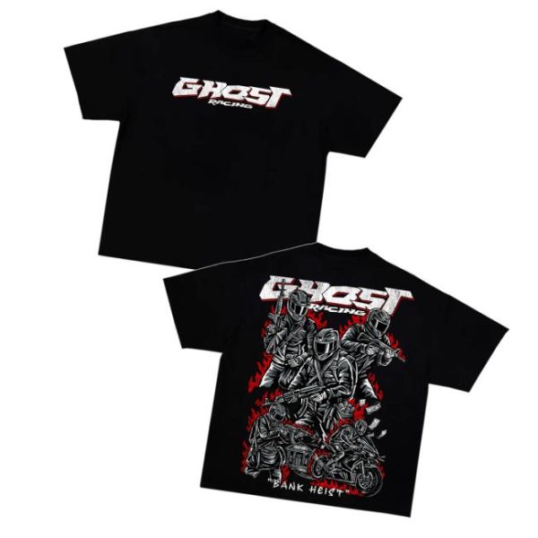 Official Ghost Racing Merch Store Bank Heis T Shirt