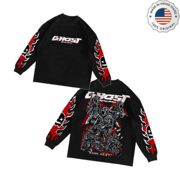 Official Ghost Racing Merch Store Bank Heist Long Sleeve
