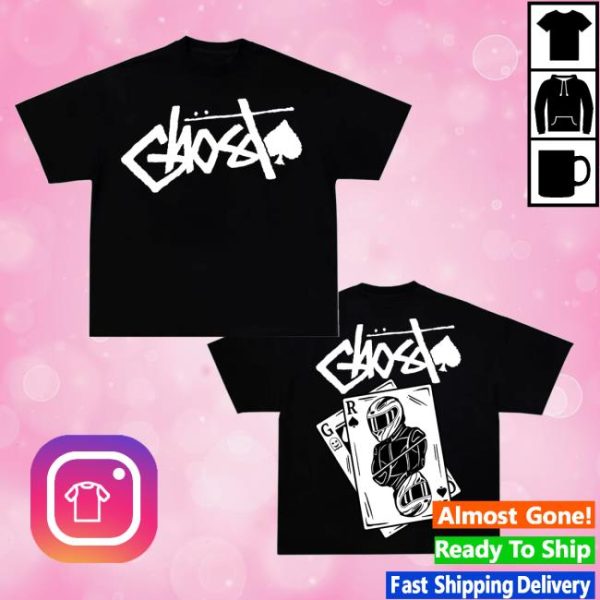 Official Ghost Racing Merch Store Playing Card V2 Shirt