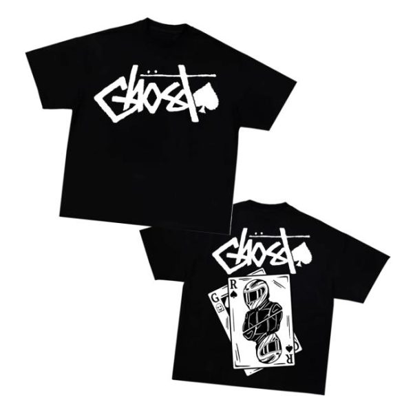 Official Ghost Racing Merch Store Playing Card V2 Shirt
