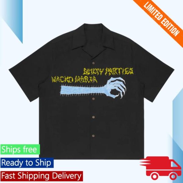 Juicestore Store Merch Neck Face SS Hawaiian Black Shirt