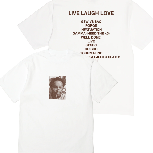 Earl Sweatshirt Store Merch Portrait Lll White Tee