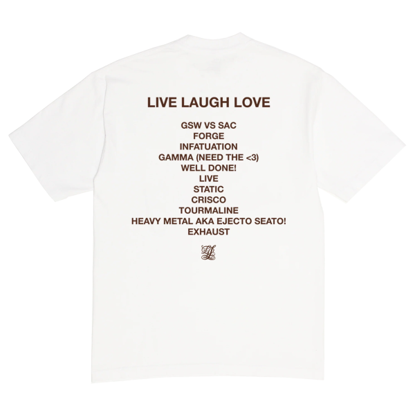 Earl Sweatshirt Store Merch Portrait Lll White Tee