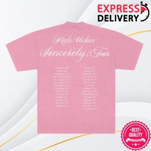 Shop Kali Uchis Store Merch Sincerely, Tour Pink Date Back Tee