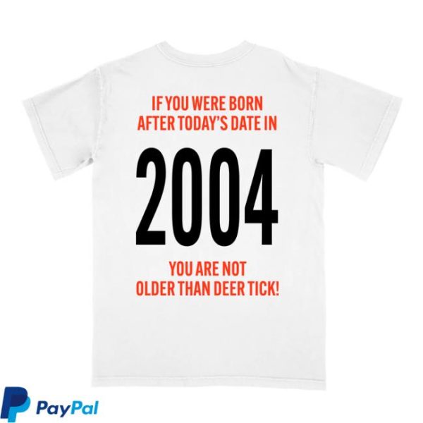 Hello Merch Store Shop Deer Tick 21St Birthday White T-Shirt