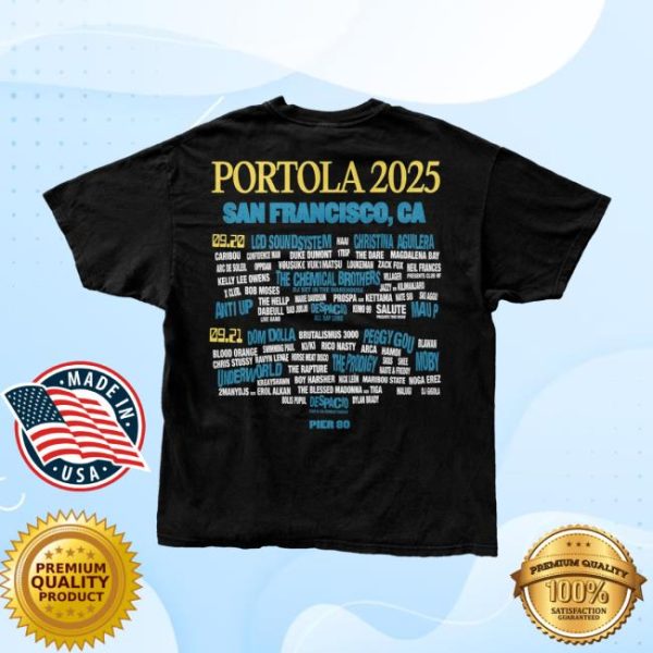 Portola Merch Store Another Perfect Weekend Lineup Tee
