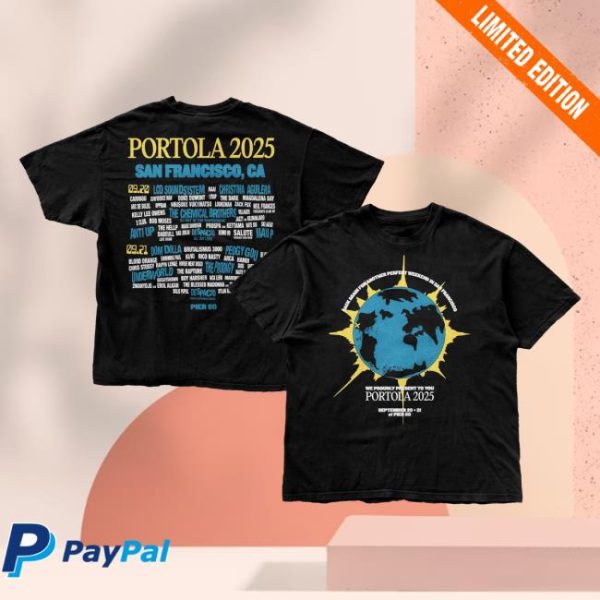 Portola Merch Store Another Perfect Weekend Lineup Tee
