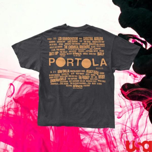 Portola Merch Store Party People Lineup Tee