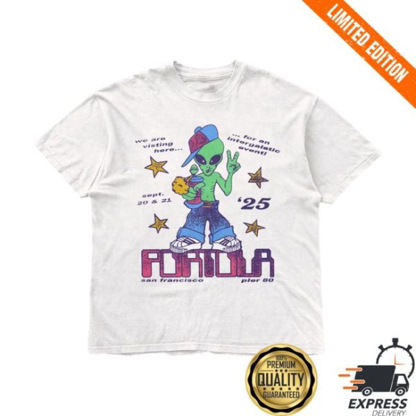Portola Merch Store Intergalactic Visitor Lineup Tee