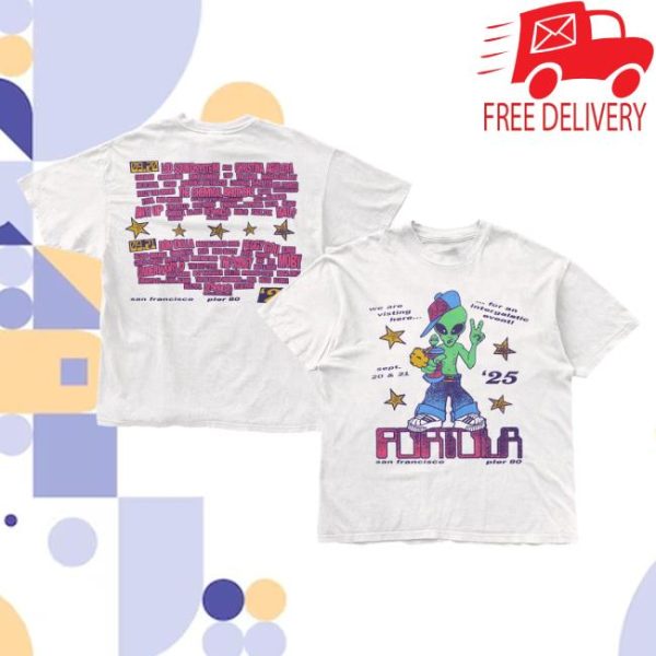Portola Merch Store Intergalactic Visitor Lineup Tee