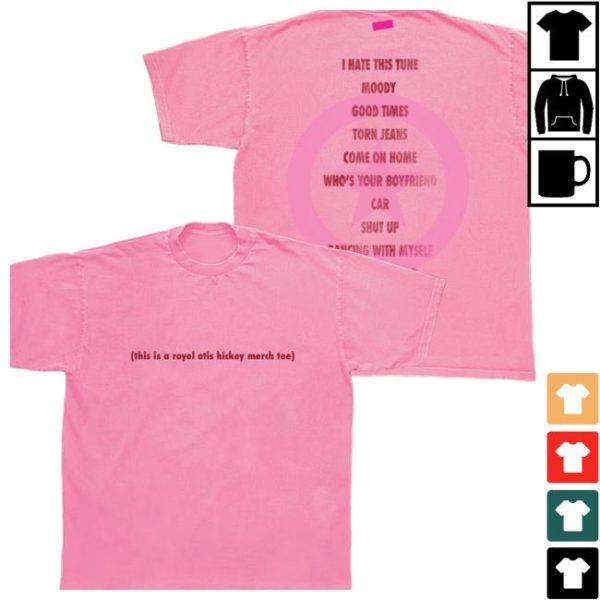 Royel Otis Store Merch This Is A Royel Otis Hickey Merch Tee Pink T-Shirt